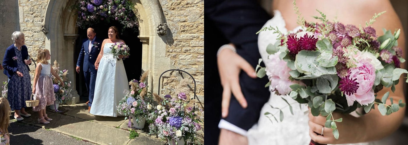 Wedding flowers from Bluebells in Milton Keynes