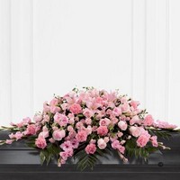 Mixed Casket Spray   Pink *