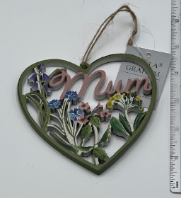 Heart Mum Decorative Sign